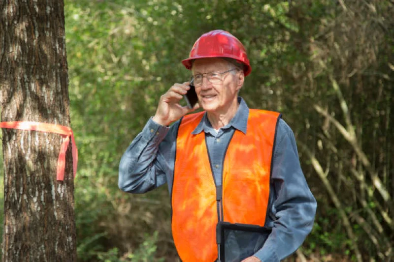 tree contractor in baton rouge on phone