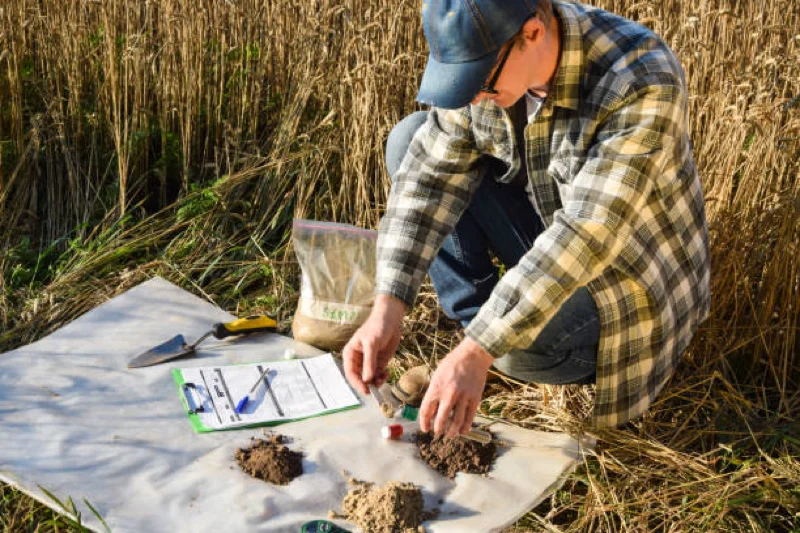 contractor checking tree soil in baton rouge