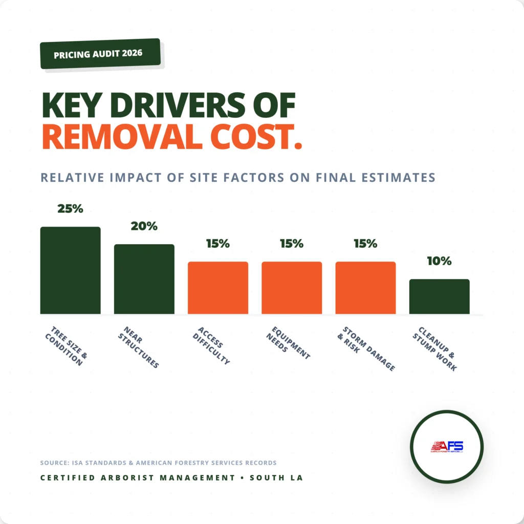 key drivers of removal cost