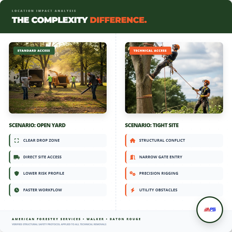 the complexity difference